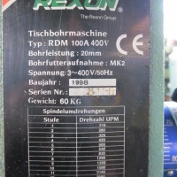 Tischbohrmaschine REXON RDM 100A