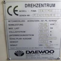 Токарный станок с ЧПУ DOOSAN DAEWOO PUMA Puma 240MB