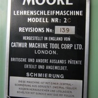 Koordinatenschleifmaschine MOORE PRECISION 2 C