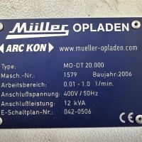 Messa rotatoria de soldadura MUELLER MO-DT 20.000