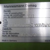 Brückenlaufkran - Einträger Demag EHK EDV8 100KT 1000/24/1010000-21000